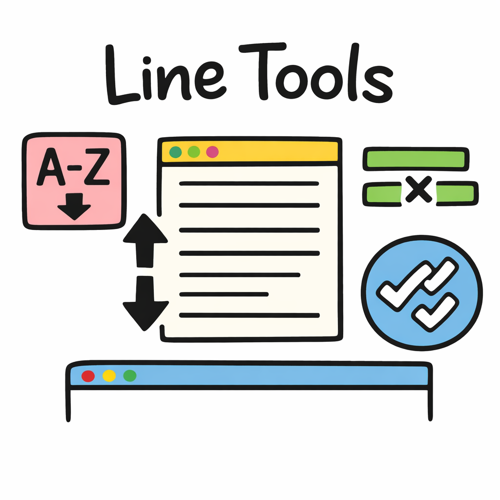 Free Online Line Tools - Sort, Reverse, and Manipulate Text Lines