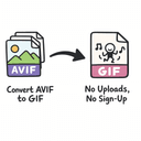 AVIF to GIF Converter