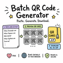 Batch QR Code Generator