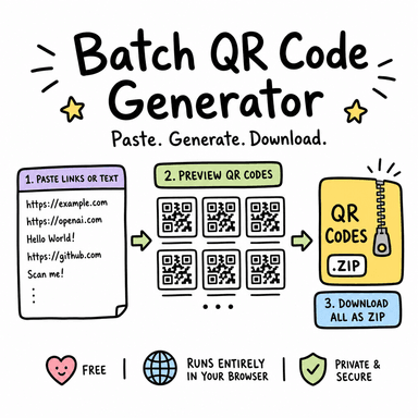 Batch QR Code Generator