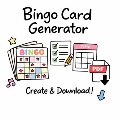 Bingo Card Generator