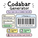 Codabar Generator