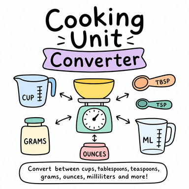 Cooking Unit Converter
