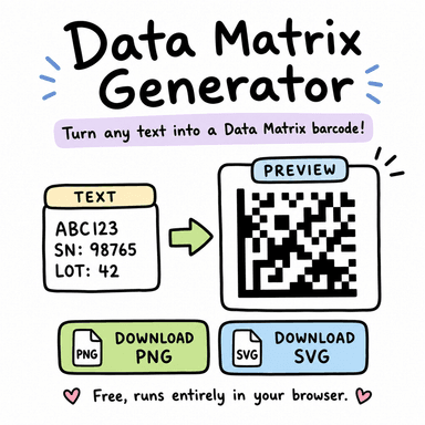Data Matrix Generator