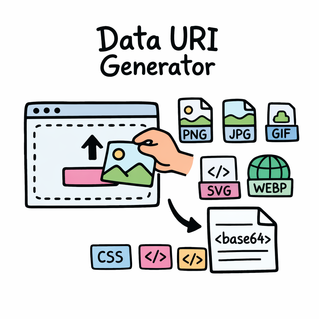 Free Data URI Generator - Convert Images to Base64 Data URIs