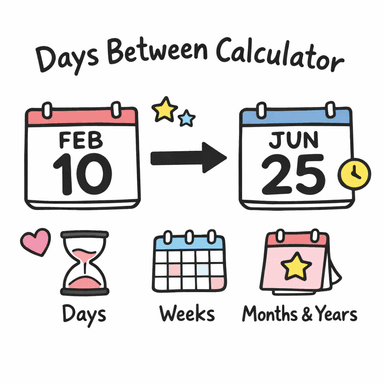 Days Between Calculator