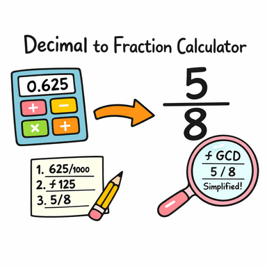 Decimal to Fraction Calculator