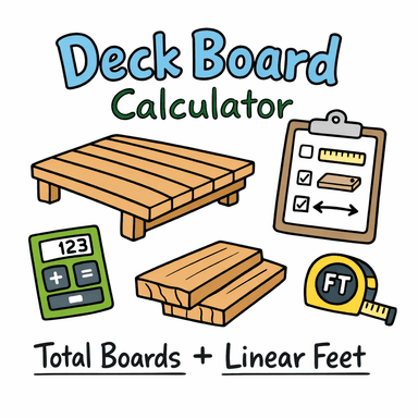 Deck Board Calculator