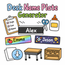 Desk Name Plate Generator