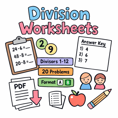 Division Worksheets