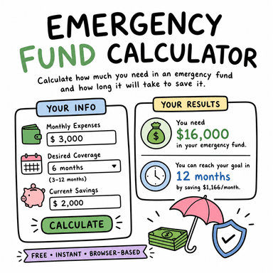 Emergency Fund Calculator