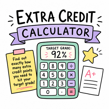 Extra Credit Calculator