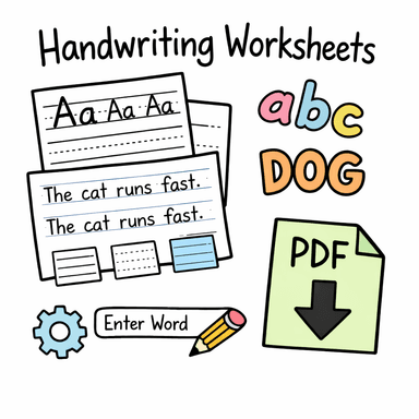 Handwriting Worksheets