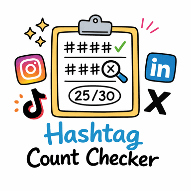 Hashtag Count Checker