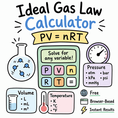 Ideal Gas Law Calculator