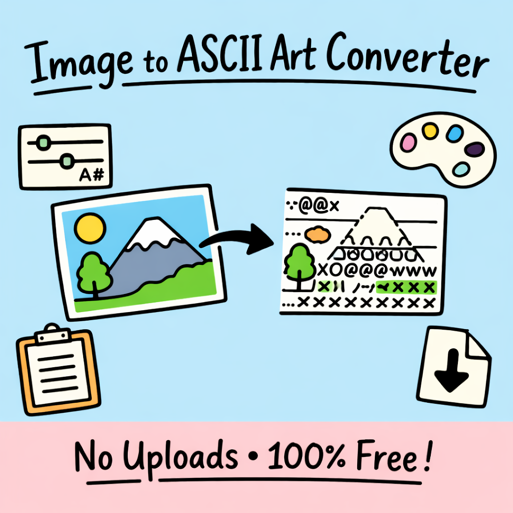 Image to ASCII Art Converter – Free Online Tool