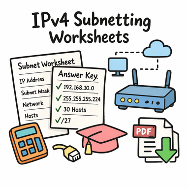 IPv4 Subnetting Worksheets
