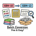 ISBN-10 to ISBN-13 Converter