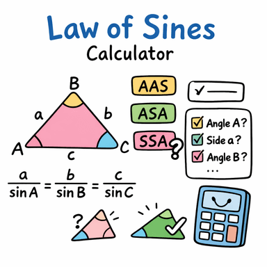 Law of Sines Calculator
