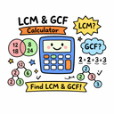 LCM and GCF Calculator