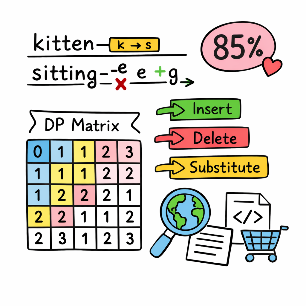 Stringwalking Distance Chart Levenshtein Distance Calculator – String Similarity & Edit Distance