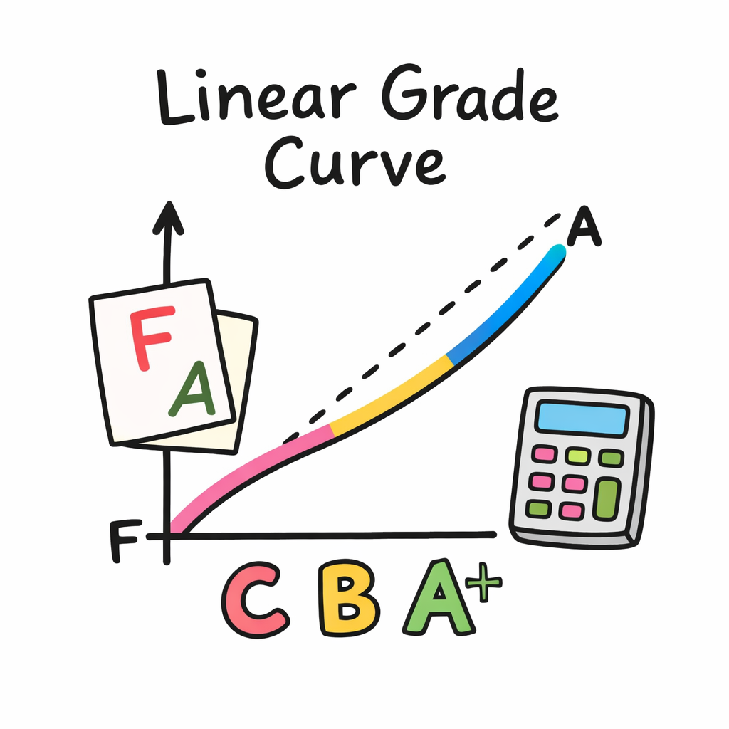 Grade Curve Calculator - Online Linear Grade Distribution Calculator