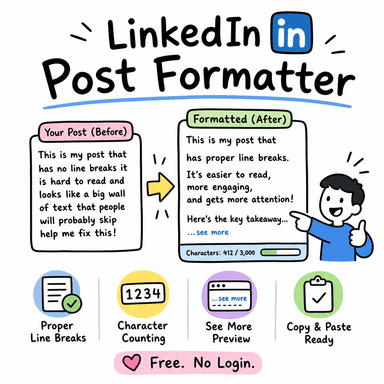 LinkedIn Post Formatter