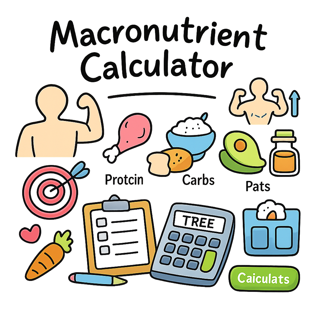 Macronutrient Calculator – Daily Protein, Carbs & Fat Targets