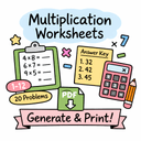 Multiplication Worksheets