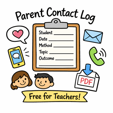Parent Contact Log