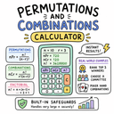 Permutations and Combinations Calculator