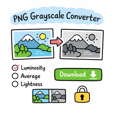 PNG Grayscale Converter