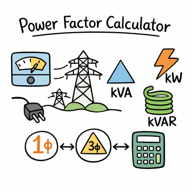 Power Factor Calculator