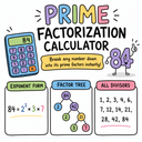 Prime Factorization Calculator