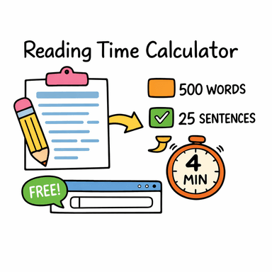 Reading Time Calculator