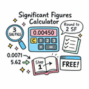 Significant Figures Calculator
