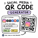 Social Media QR Code Generator