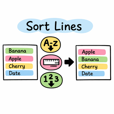 Sort Lines
