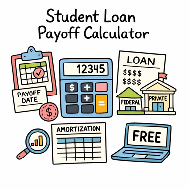 Student Loan Payoff Calculator