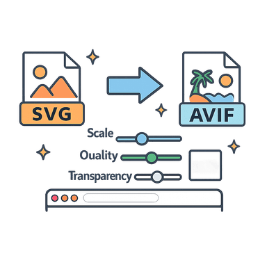 SVG to AVIF Converter