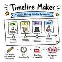 Timeline Maker — Printable History Timeline Generator