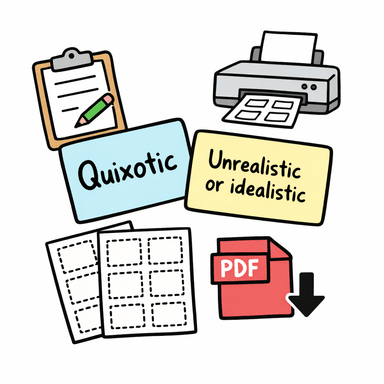 Vocabulary Flashcards