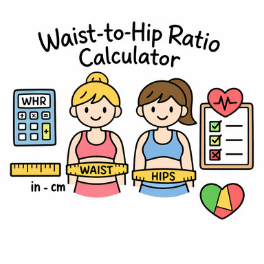 Waist-to-Hip Ratio Calculator