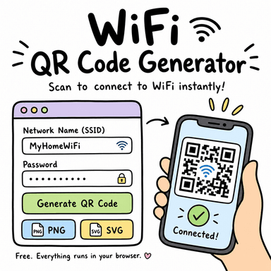 WiFi QR Code Generator