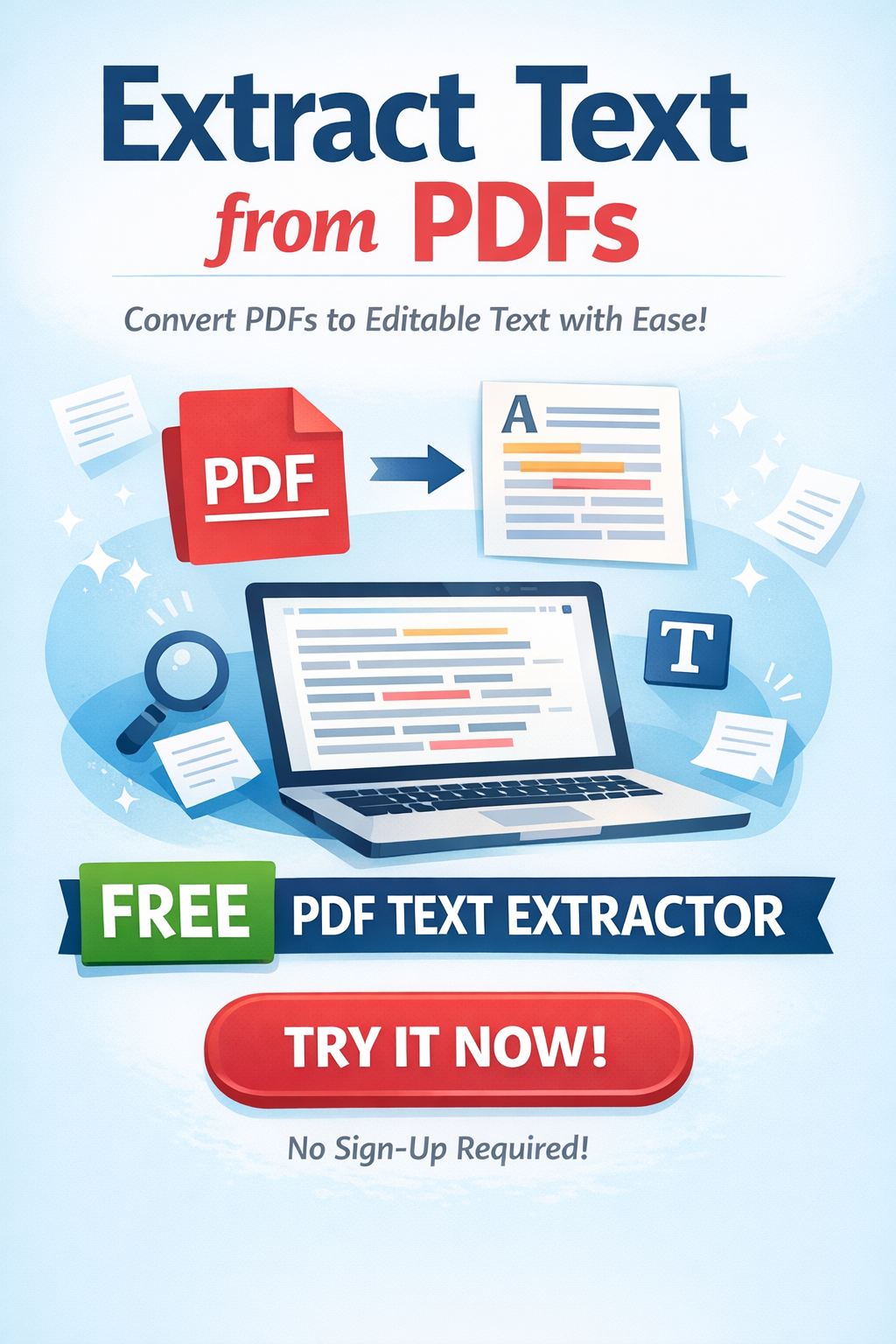 PDF Text Extractor - Extract & Copy Text from PDF Free