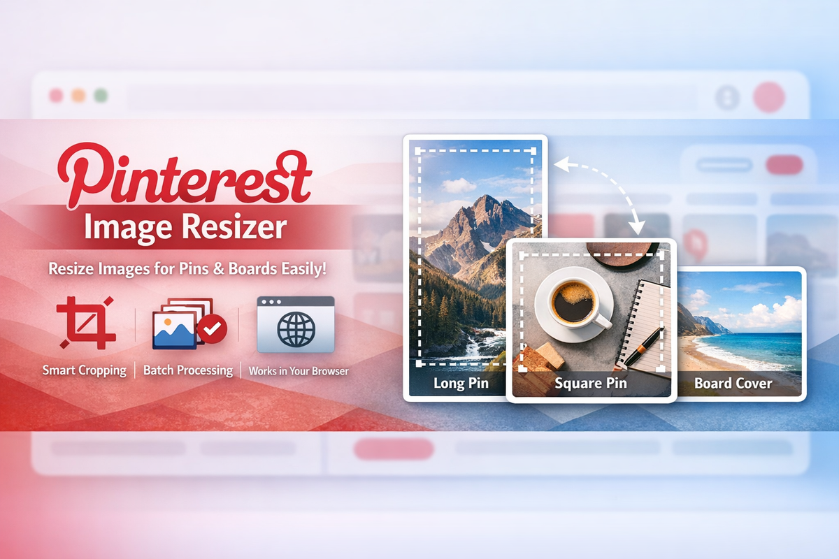 Free Pinterest Image Resizer - Resize Images for Pinterest Pins & Boards