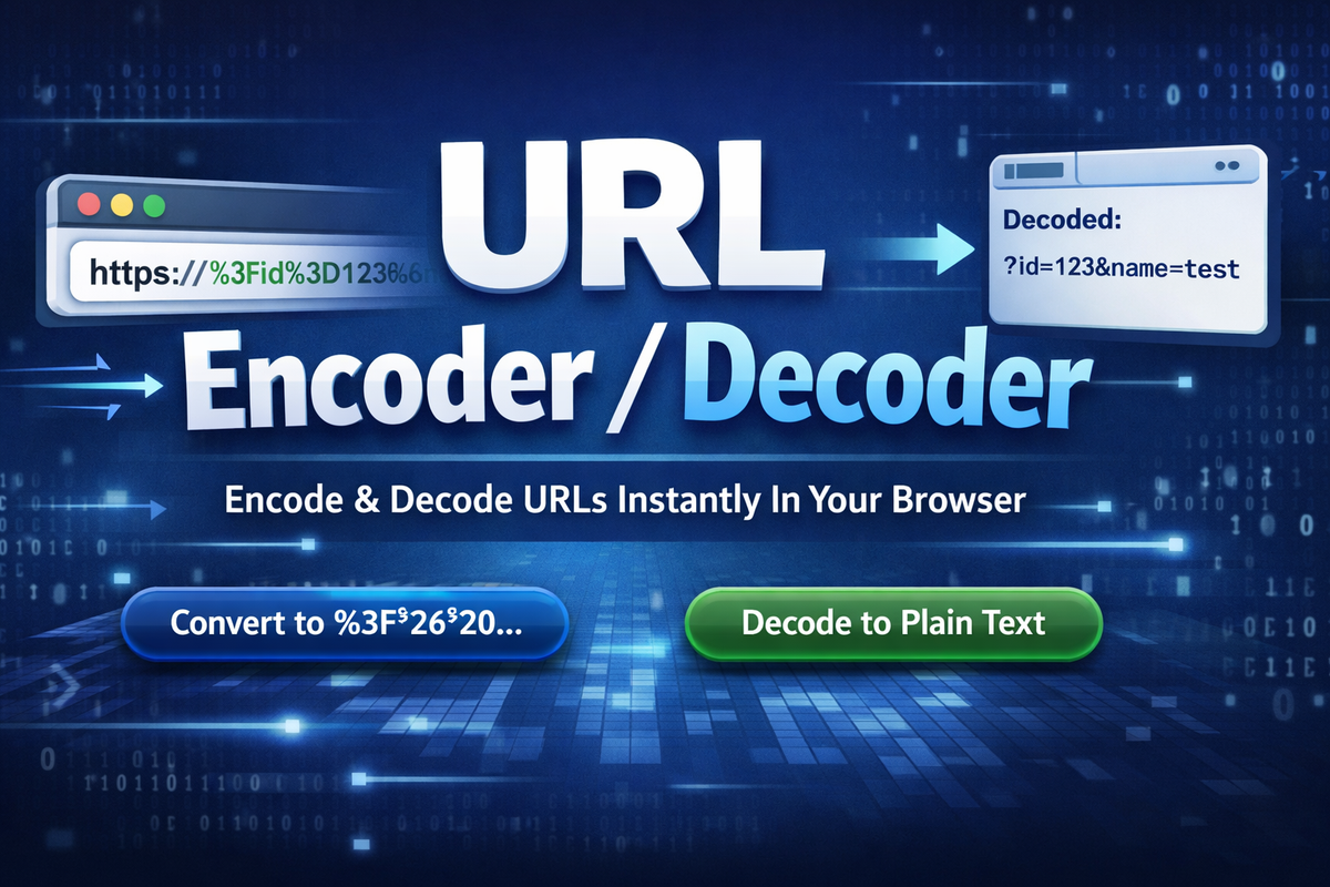 URL Encoder & Decoder – Percent-Encode or Decode URLs Online Free